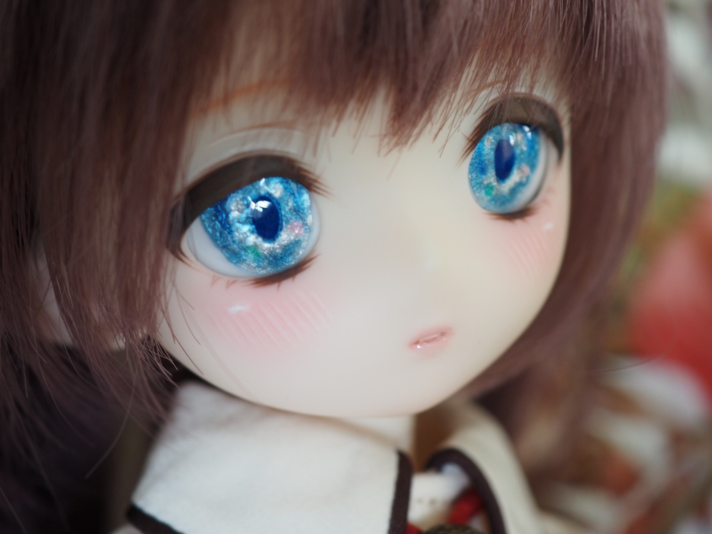 20mm/13.5-12mm アニメ風水彩タイプ 七宝グラスアイ