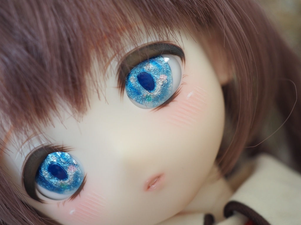 20mm/13.5-12mm アニメ風水彩タイプ 七宝グラスアイ