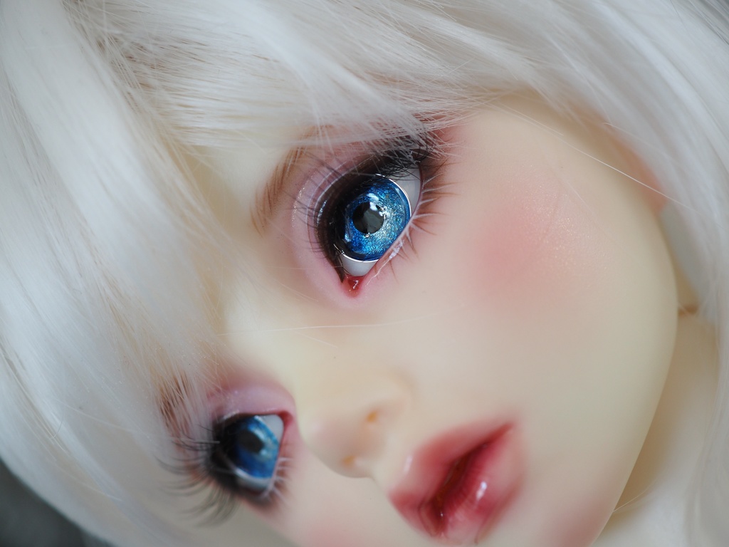 18mm/9.5mm ブルーグラデーション ジェムタイプ 七宝グラスアイ