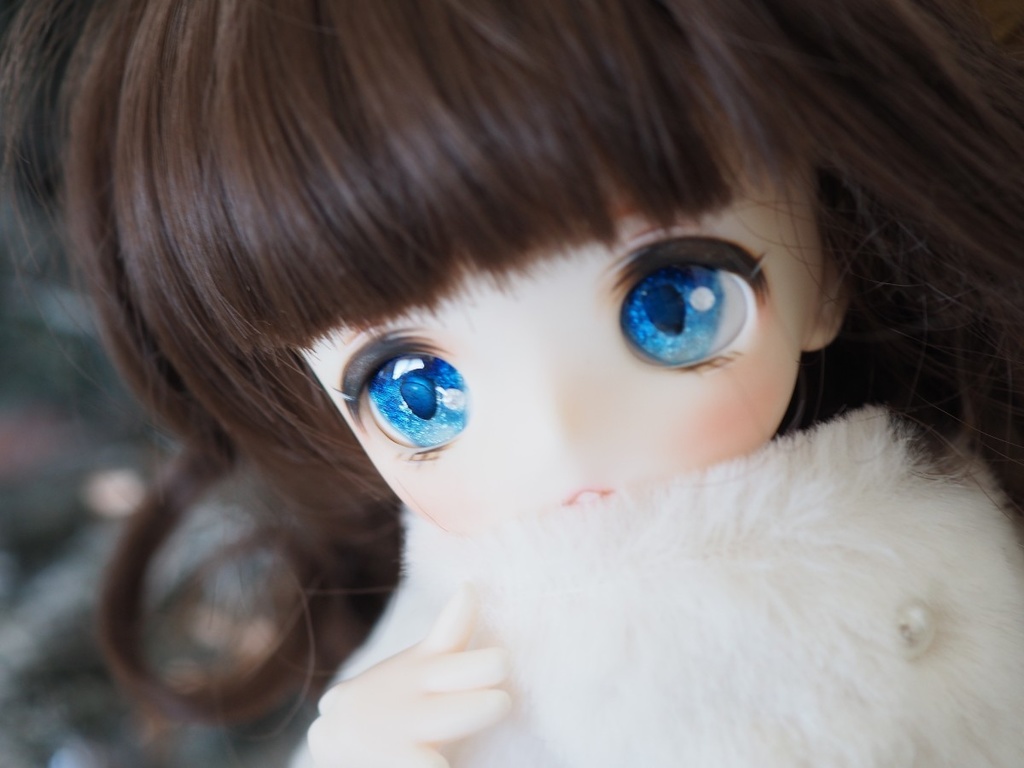 16.5mm/11-10mm ブルーグラデーション アニメ風水彩タイプ 七宝グラスアイ ハルモニアブルーム BABY KUMAKO等