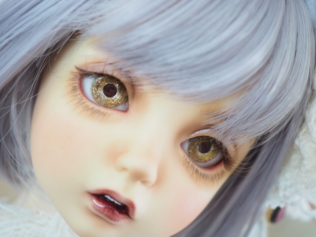 16mm/9mm ブラウン系 水彩タイプ 七宝グラスアイ