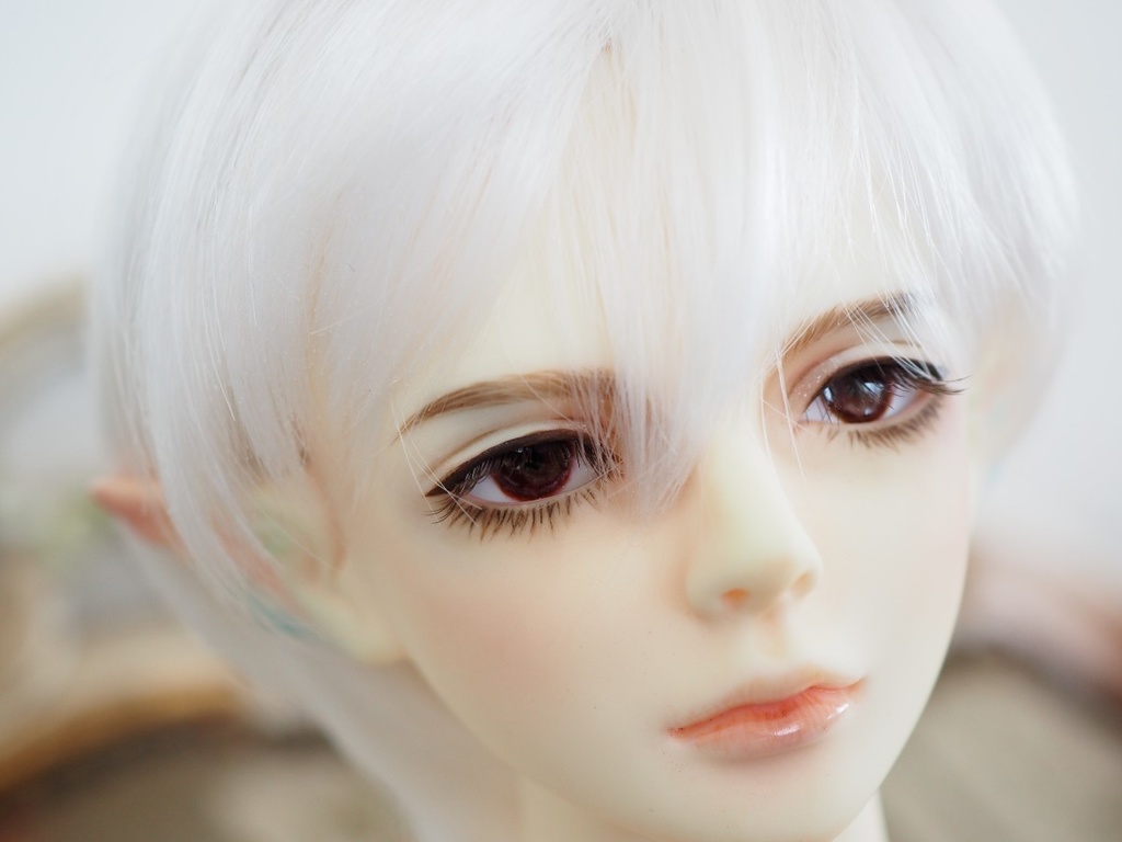 【B品】18mm/7mm 小虹彩 ダークレッド 水彩タイプ 七宝グラスアイ