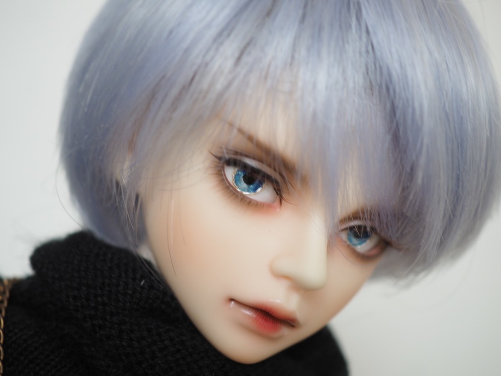 【B品】13mm/5mm 小虹彩 ブルーグラデーション シュガータイプ 七宝グラスアイ
