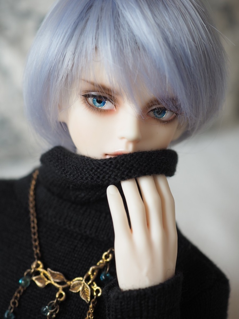 【B品】13mm/5mm 小虹彩 ブルーグラデーション シュガータイプ 七宝グラスアイ