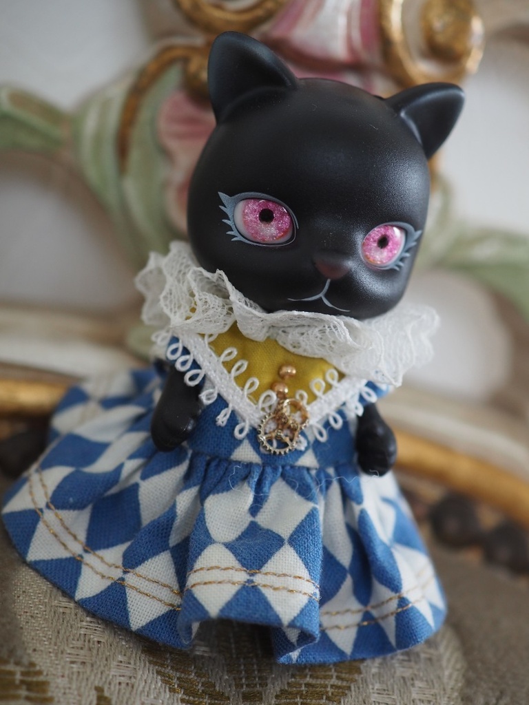 【B品】11mm/7mm ピンク系 水彩タイプ 七宝グラスアイ