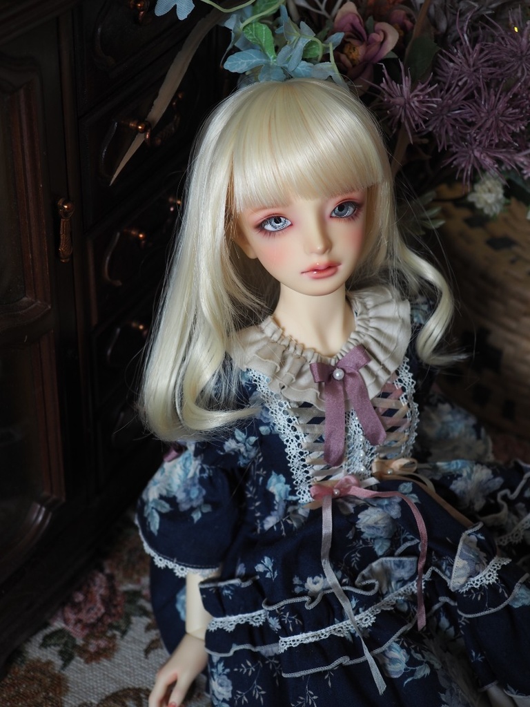 【B品】18mm/8mm 小虹彩 シルバーグレー ジェムタイプ 七宝グラスアイ