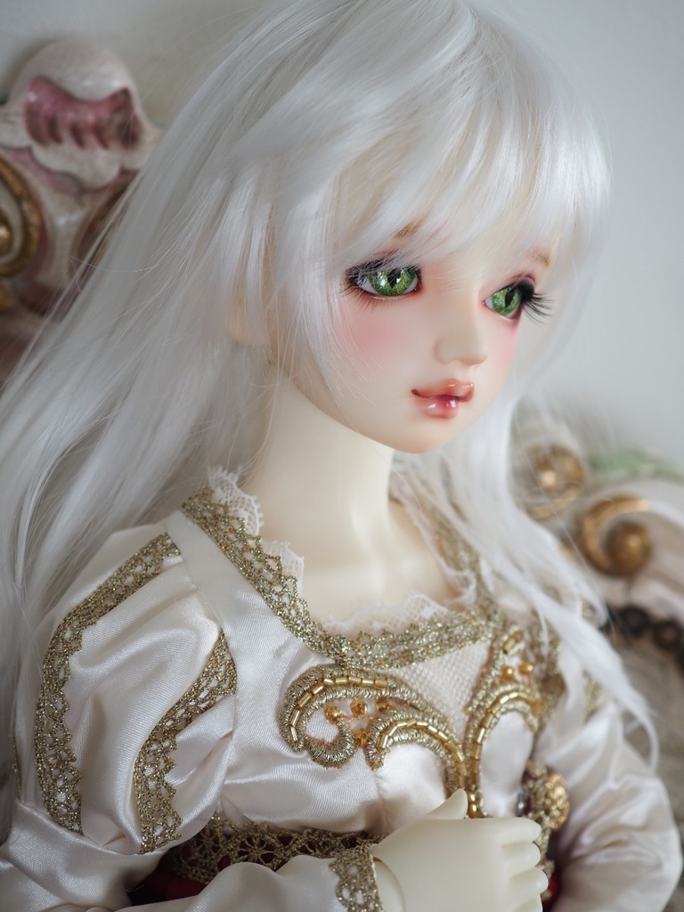 16mm/9.5mm グリーン系 猫目 水彩タイプ 七宝グラスアイ