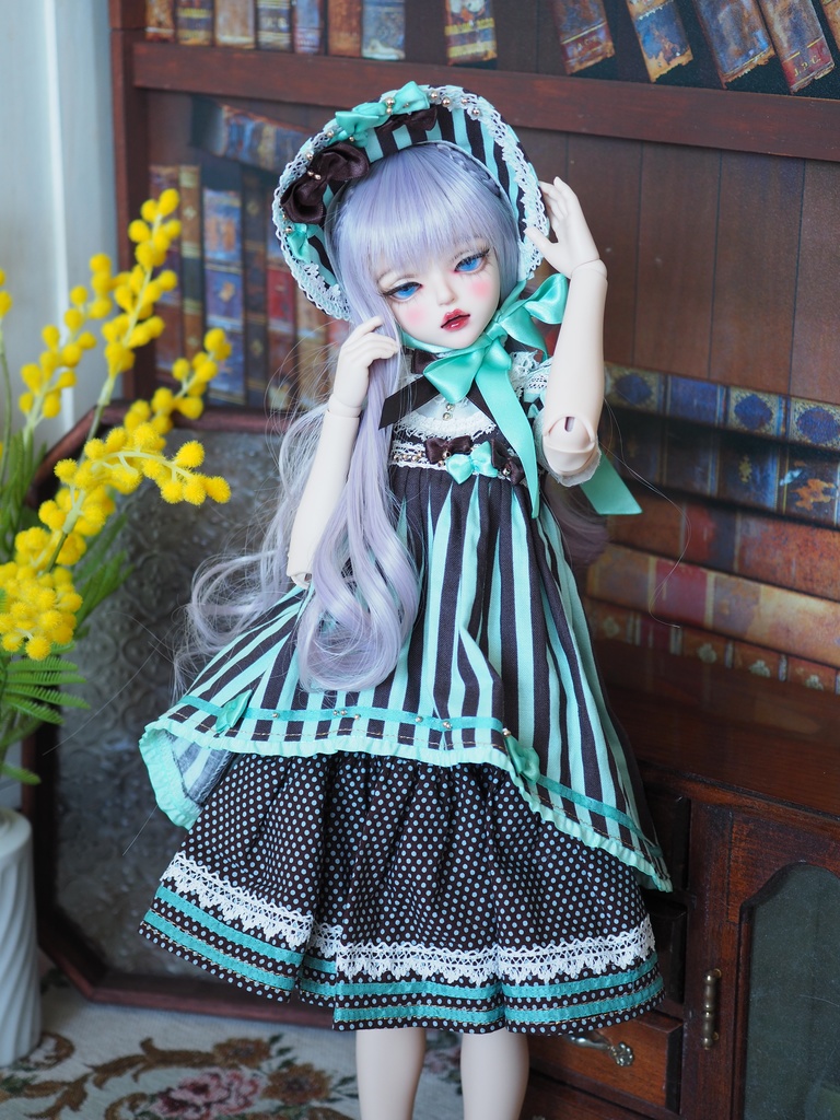 13mm/7mm 水色 水彩タイプ 七宝グラスアイ