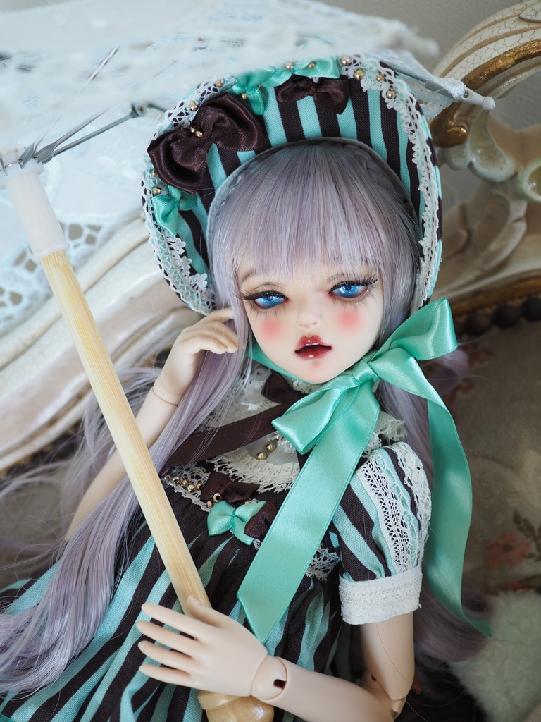 13mm/7mm 水色 水彩タイプ 七宝グラスアイ