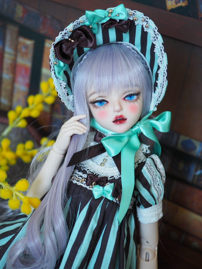 13mm/7mm 水色 水彩タイプ 七宝グラスアイ