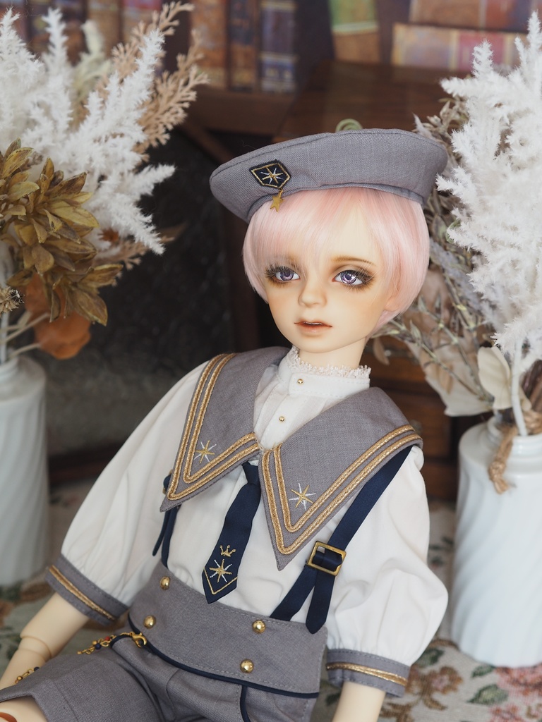 16mm/8mm 夜桜(虹彩線あり)ジェムタイプ 七宝グラスアイ