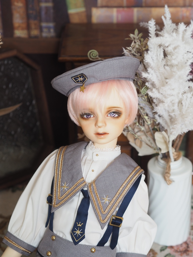 16mm/8mm 夜桜(虹彩線あり)ジェムタイプ 七宝グラスアイ