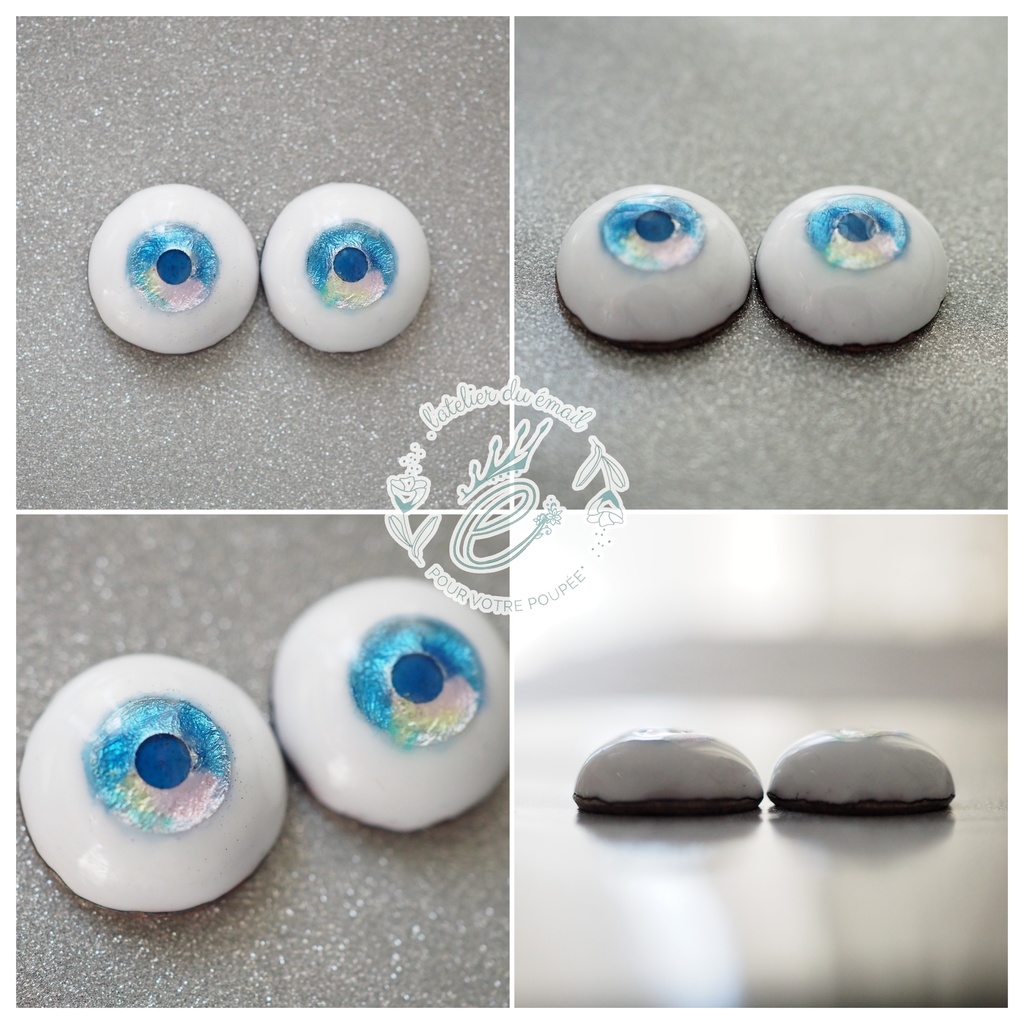 16mm/8.5mm 春景色 水彩タイプ 七宝グラスアイ