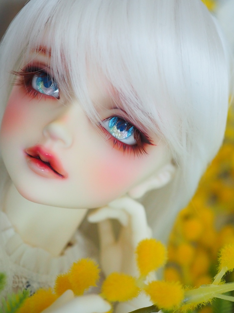 16mm/8.5mm 春景色 水彩タイプ 七宝グラスアイ