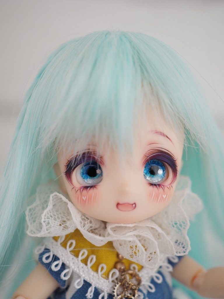 8mm/5.5mm ブルーグラデーション 水彩タイプ 七宝グラスアイ