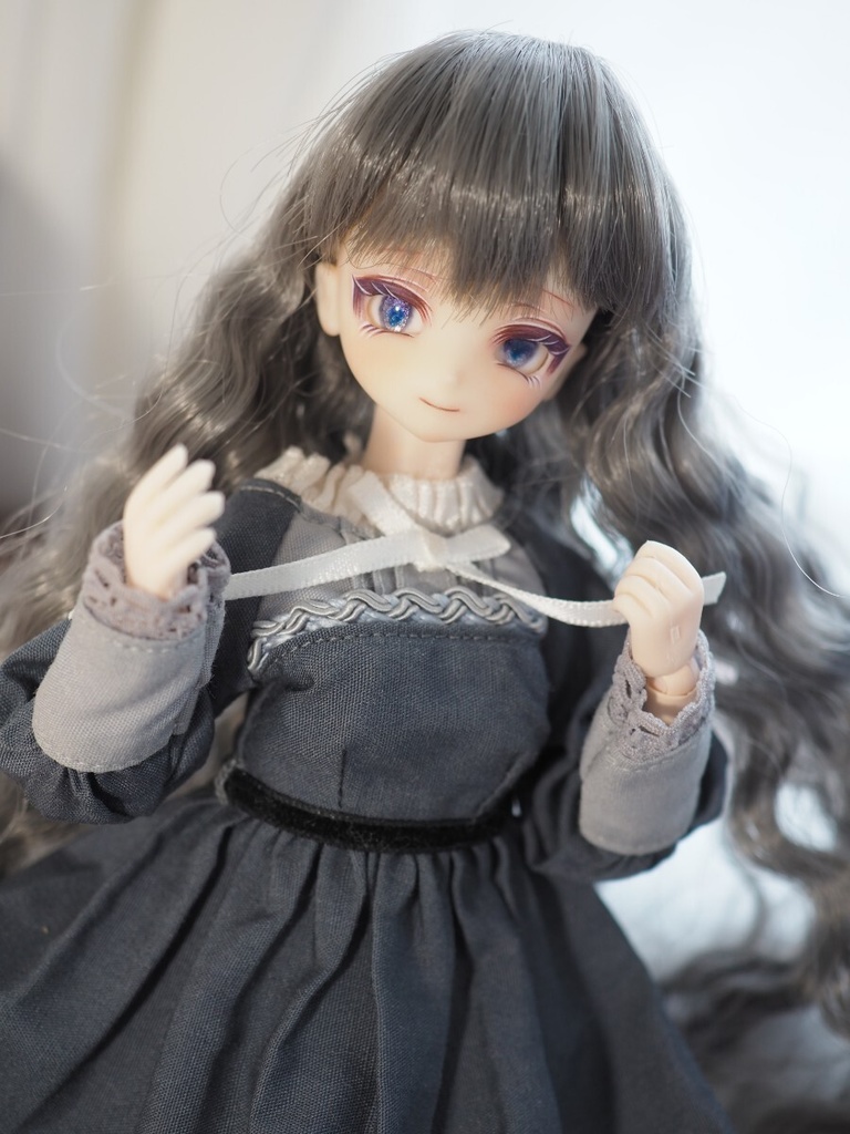 8mm/5-4mm アニメ風パープル系 水彩タイプ 七宝グラスアイ