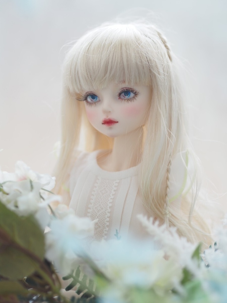 13mm/6.5mm ブルー×パープル シュガータイプ 七宝グラスアイ