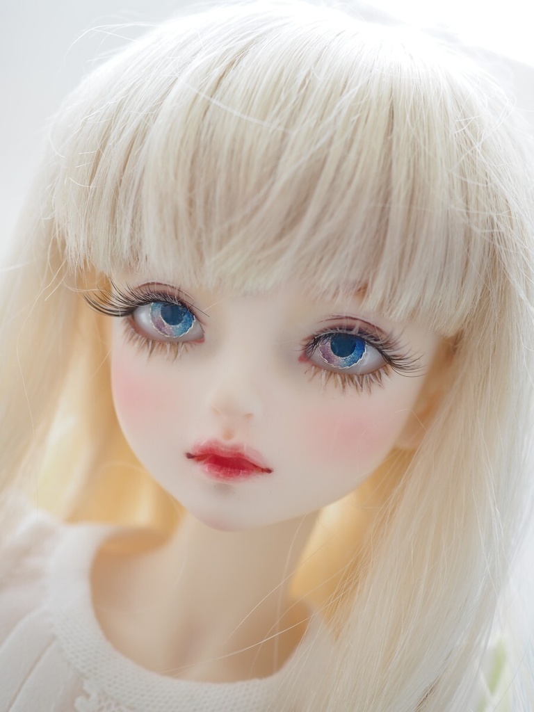 13mm/6.5mm ブルー×パープル シュガータイプ 七宝グラスアイ