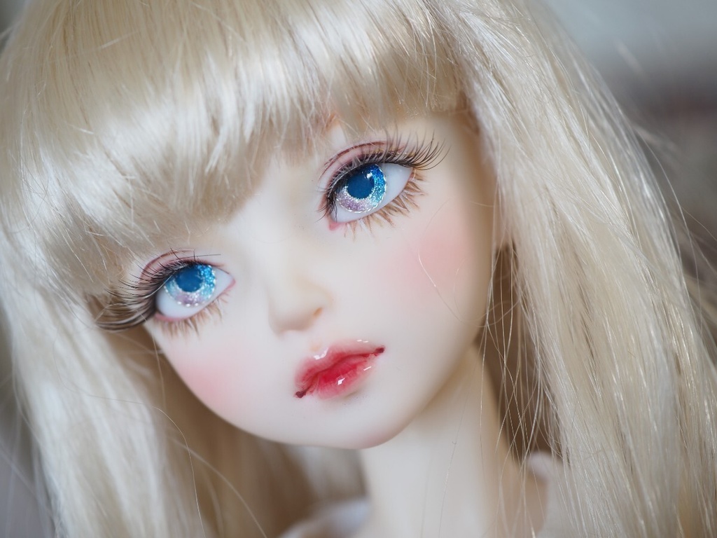 13mm/6.5mm ブルー×パープル シュガータイプ 七宝グラスアイ