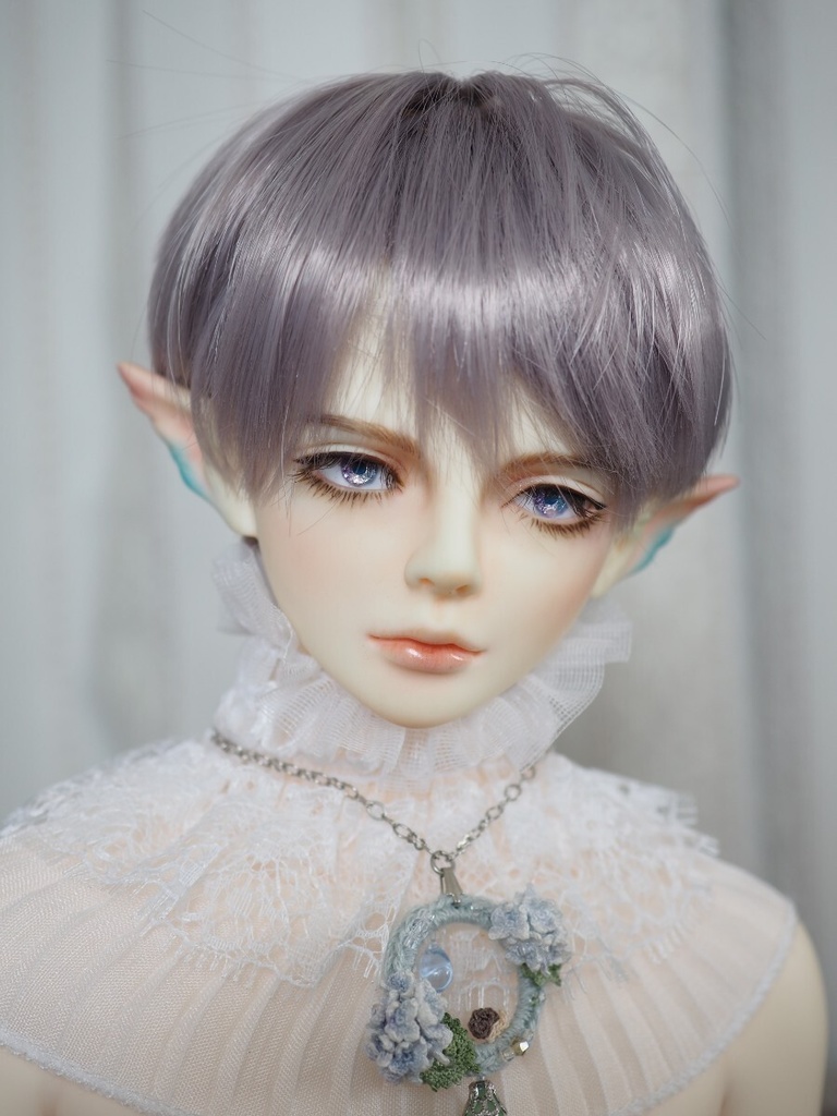 16mm/5.5mm 小虹彩 パープル×ピンク×ブルー 水彩タイプ 七宝グラスアイ