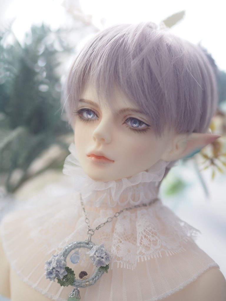 16mm/5.5mm 小虹彩 パープル×ピンク×ブルー 水彩タイプ 七宝グラスアイ