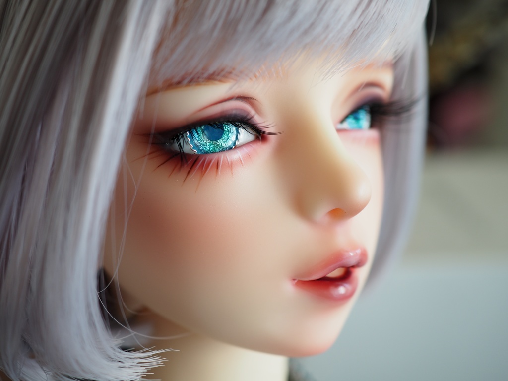 16mm/8.5mm エメラルドグリーン より線ジェムタイプ 七宝グラスアイ