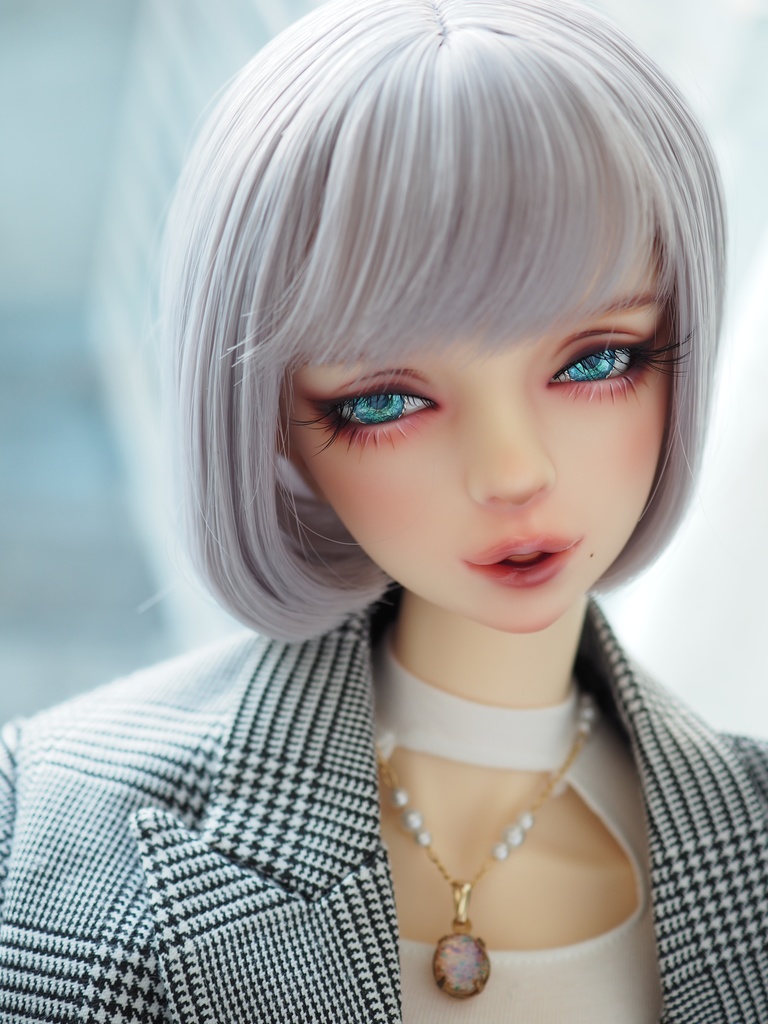 16mm/8.5mm エメラルドグリーン より線ジェムタイプ 七宝グラスアイ