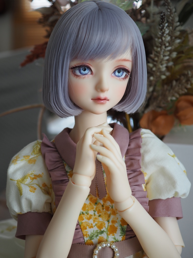 18mm/9.5mm パープル系 水彩タイプ 七宝グラスアイ