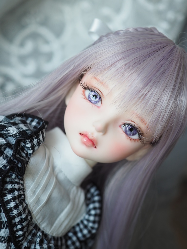 13mm/7mm パープル系 水彩タイプ 七宝グラスアイ