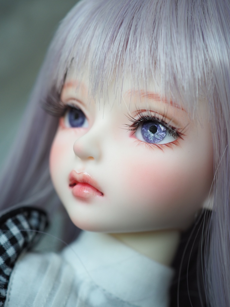 13mm/7mm パープル系 水彩タイプ 七宝グラスアイ