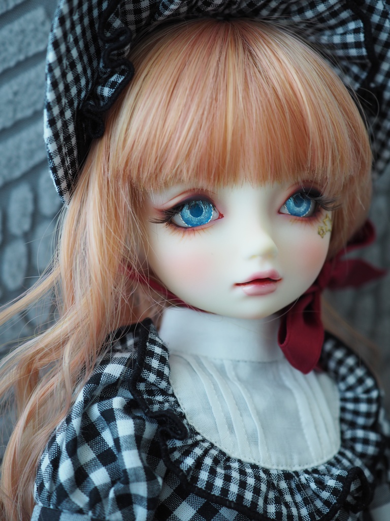 【B品】16mm/8mm ライトブルー より線ジェムタイプ 七宝グラスアイ