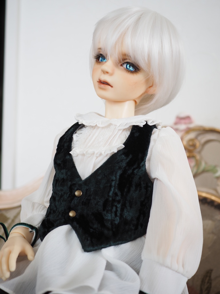 18mm/9mm エメラルドグリーン×ブルー ジェムタイプ 七宝グラスアイ