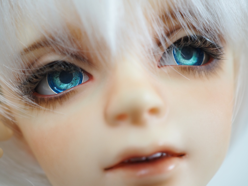 18mm/9mm エメラルドグリーン×ブルー ジェムタイプ 七宝グラスアイ
