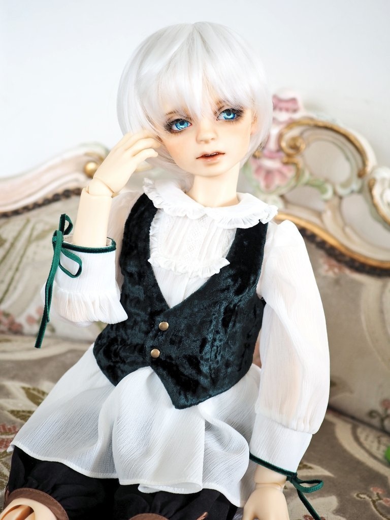 18mm/9mm エメラルドグリーン×ブルー ジェムタイプ 七宝グラスアイ