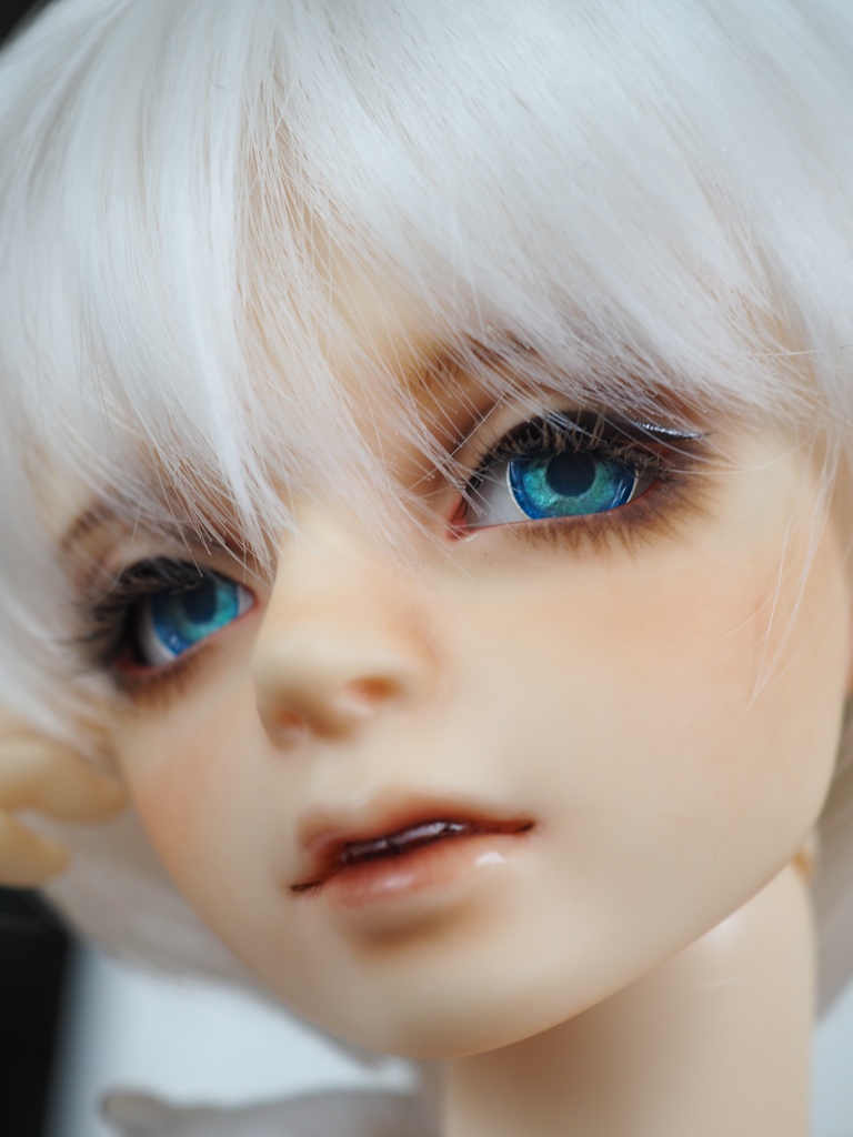 18mm/9mm エメラルドグリーン×ブルー ジェムタイプ 七宝グラスアイ