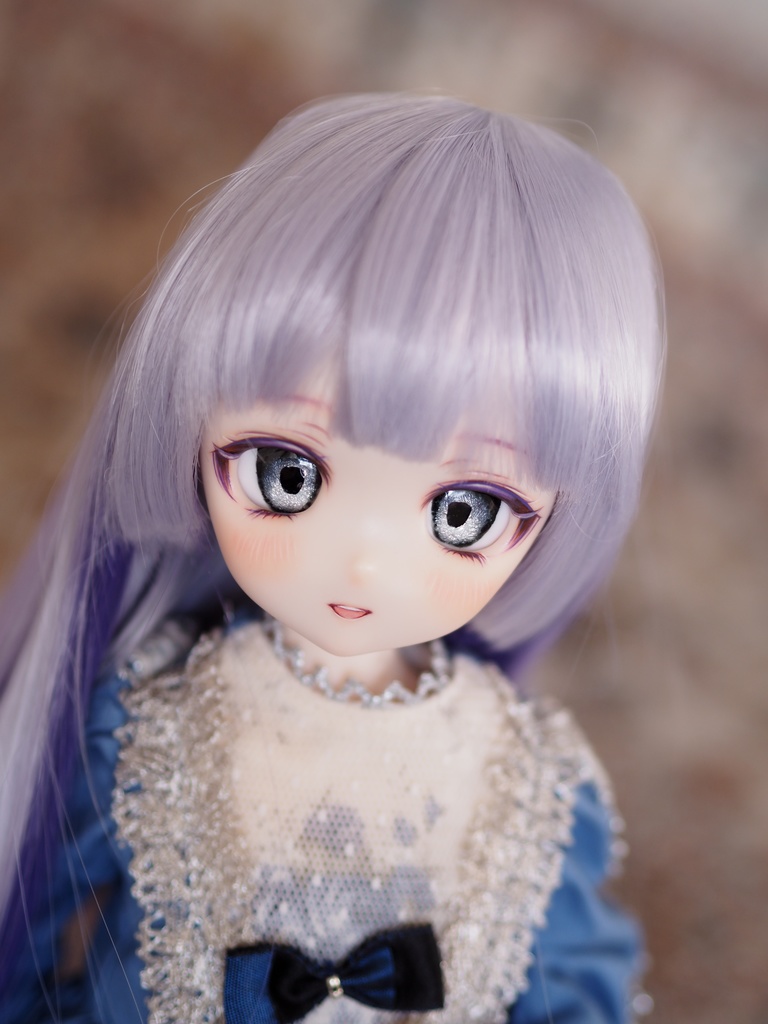 20mm/13-11mm グレー系 アニメ風 水彩タイプ 七宝グラスアイ