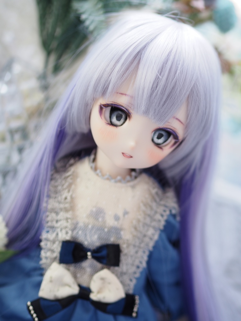20mm/13-11mm グレー系 アニメ風 水彩タイプ 七宝グラスアイ