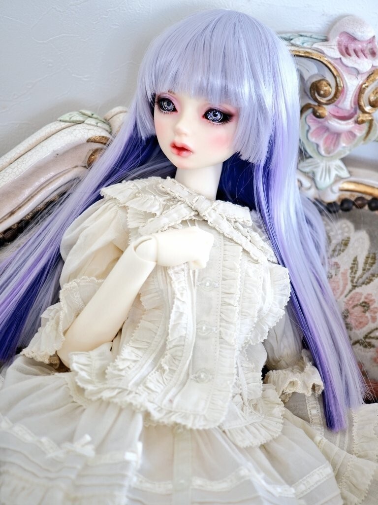 【ハロウィン特別仕様】18mm/9mm 黒白目 パープル+金箔 ジェムタイプ 七宝グラスアイ