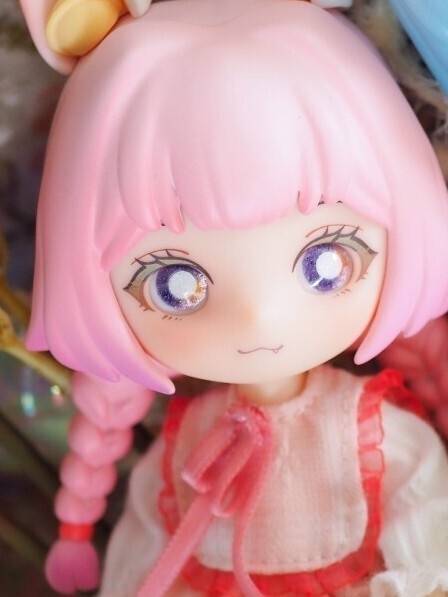 10mm/6.5mm パープル×オレンジ(瞳孔シルバー)水彩タイプ 七宝グラスアイ