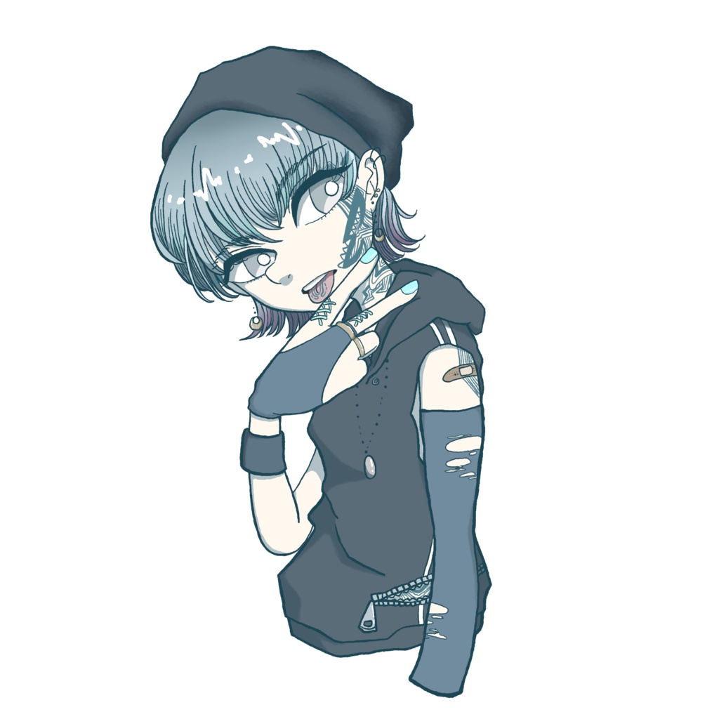 <NGCステッカー＞NO.02_千鶴