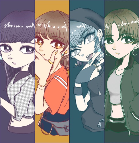 <NGC>NO.1~NO.4 <ラベルフィルムセット＞