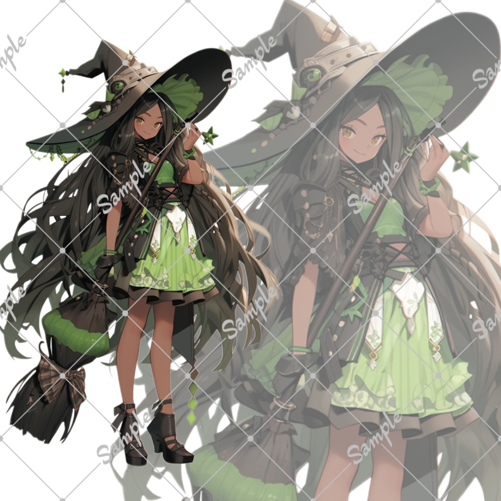 立ち絵素材9 魔法使い 少女
