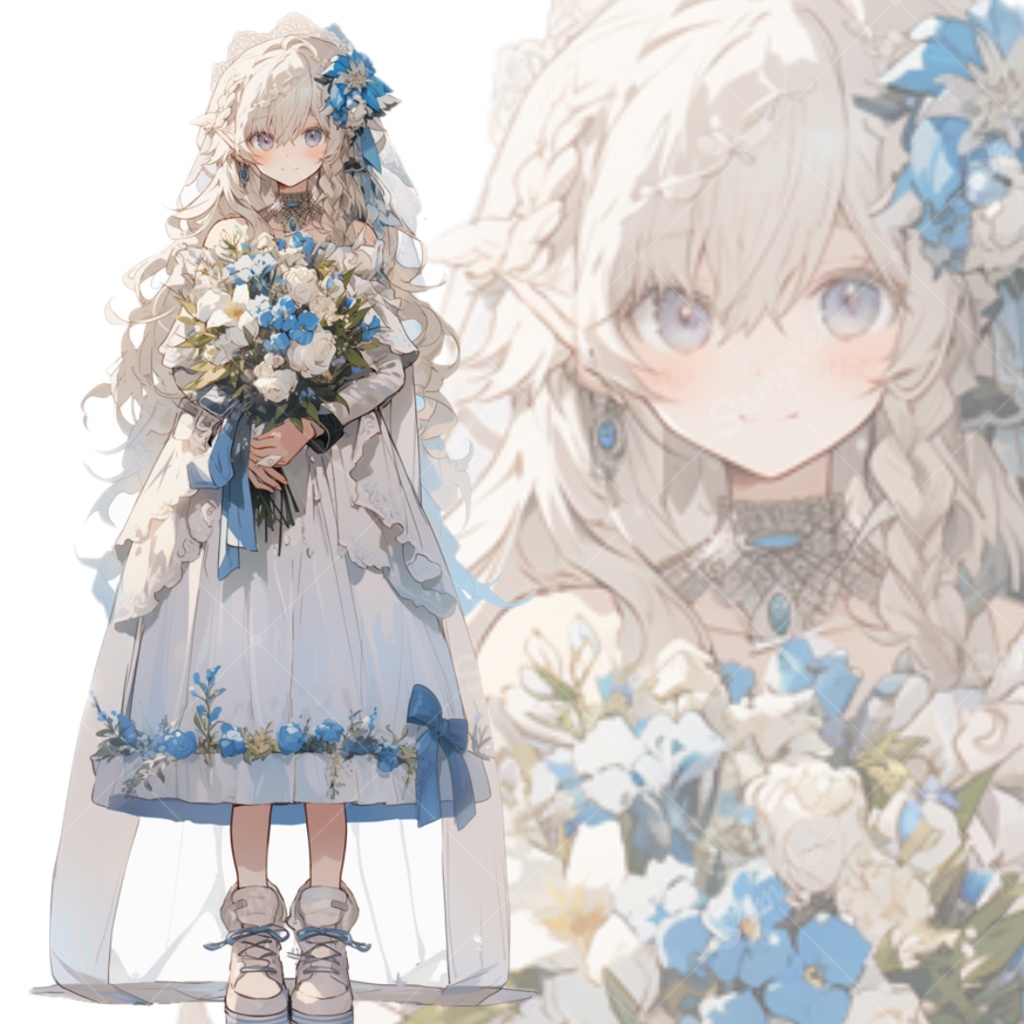 立ち絵素材71 花嫁