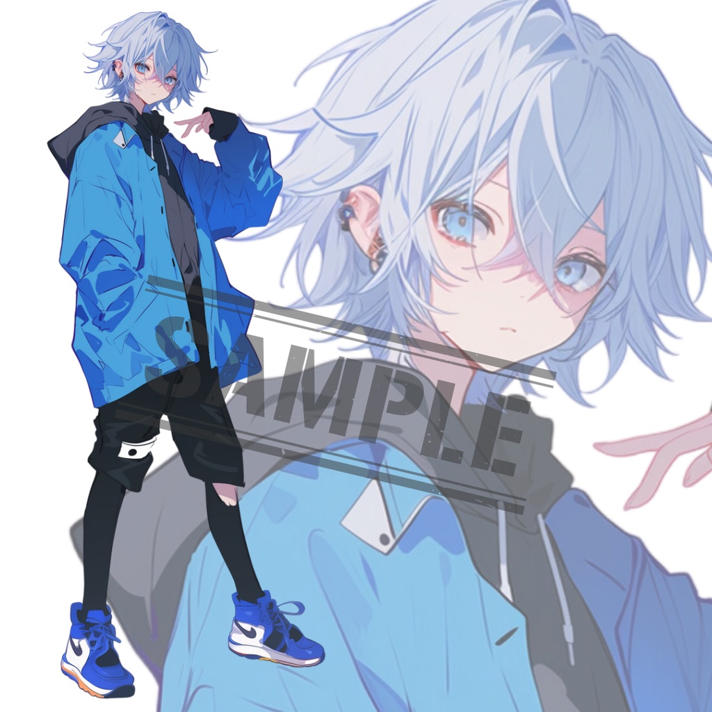 立ち絵素材195 スポーティ 私服 男の子