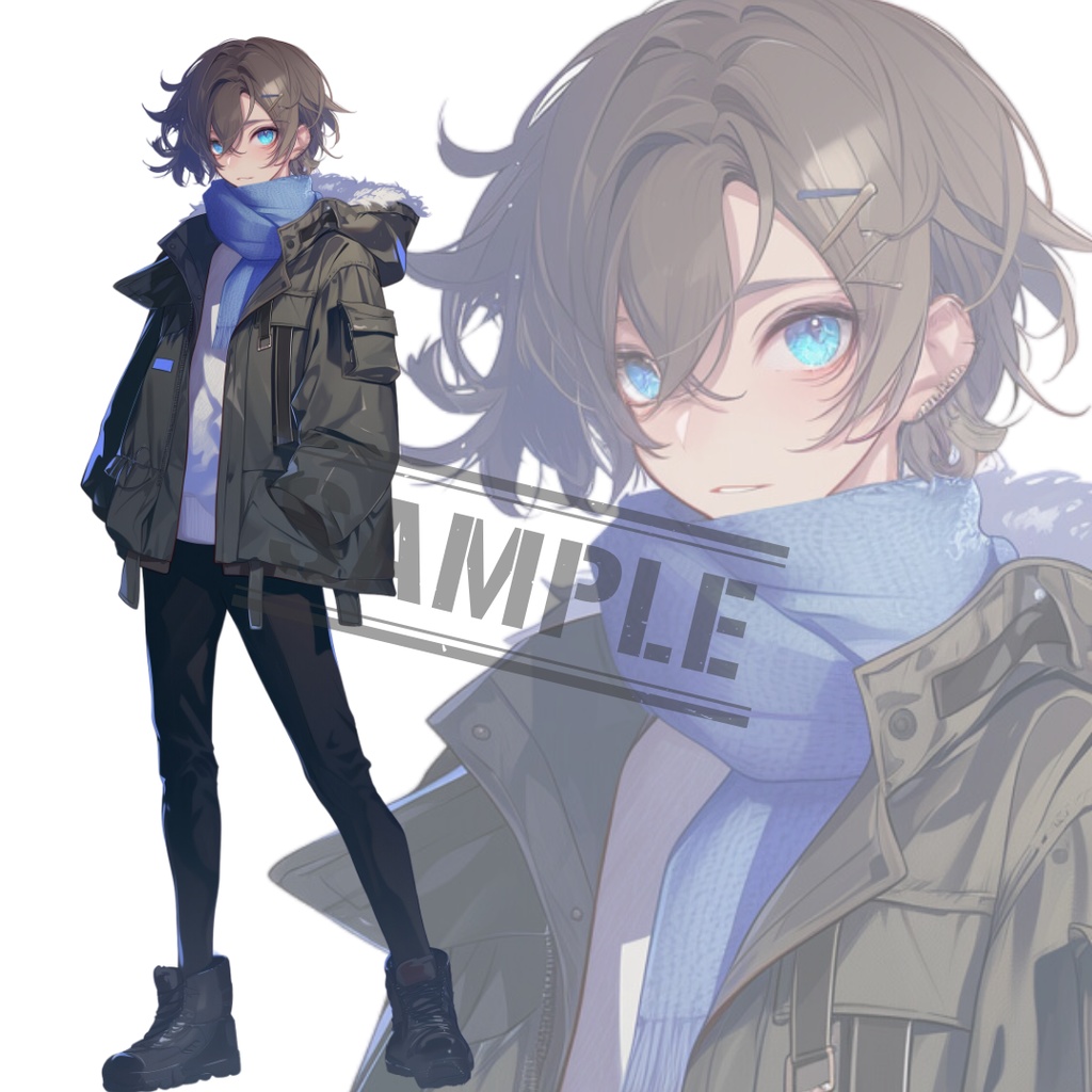 立ち絵素材214 冬服