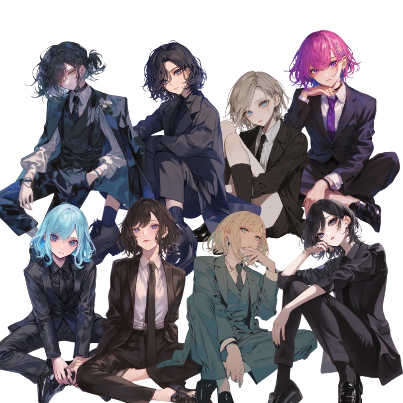 立ち絵素材福袋 スーツ