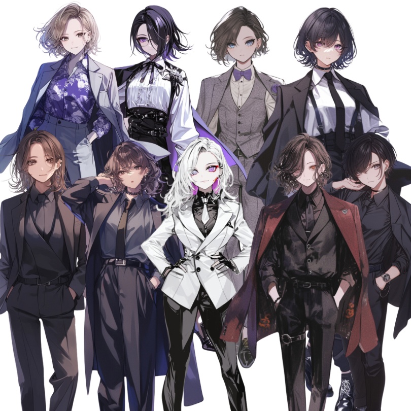 立ち絵素材福袋 スーツ