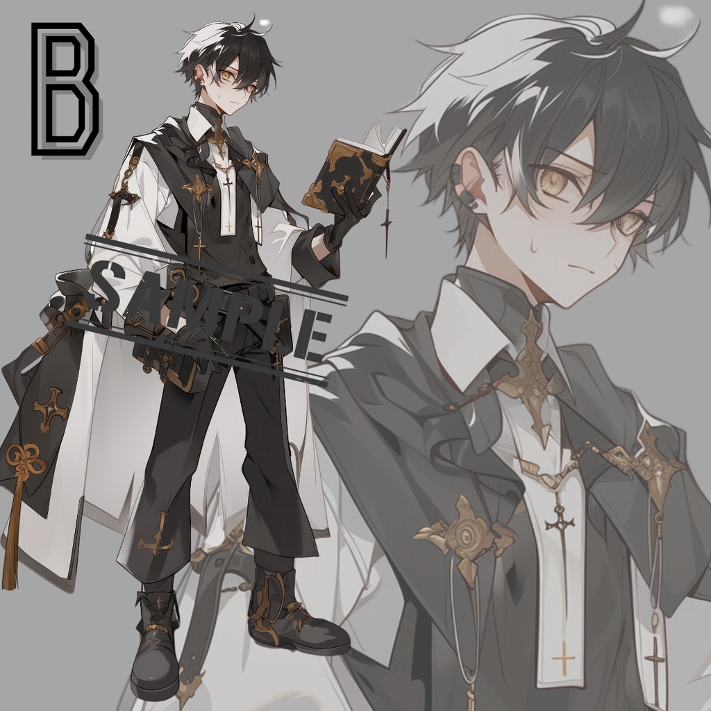 立ち絵素材240 エクソシスト