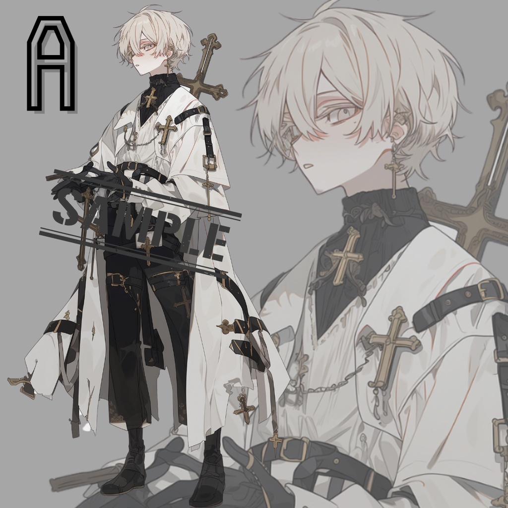 立ち絵素材240 エクソシスト