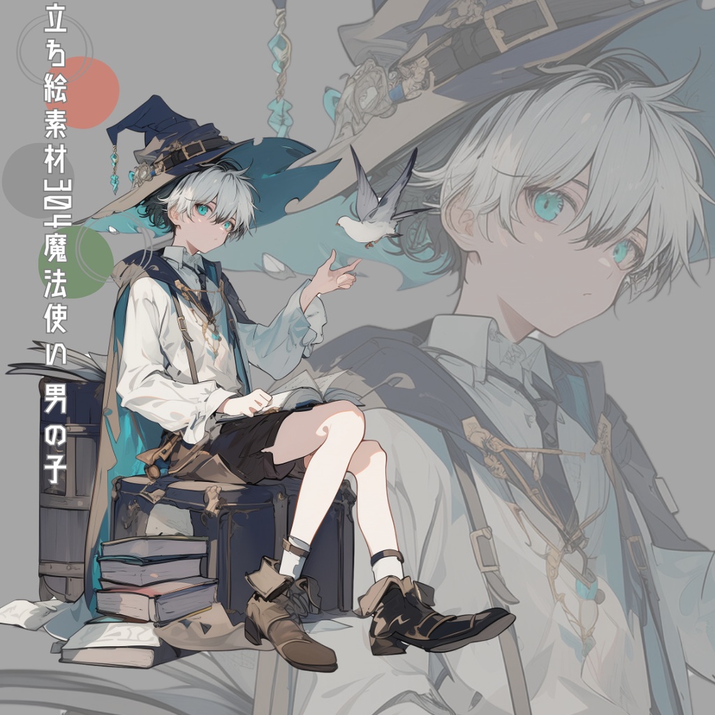 立ち絵素材304 魔法使い 男の子